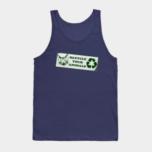 Fight Club Recycle Sticker Tank Top